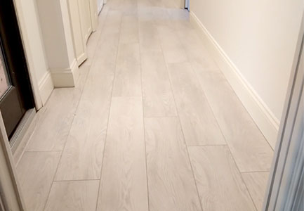 Laminate flooring install
